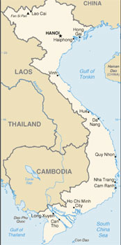 Vietnam map