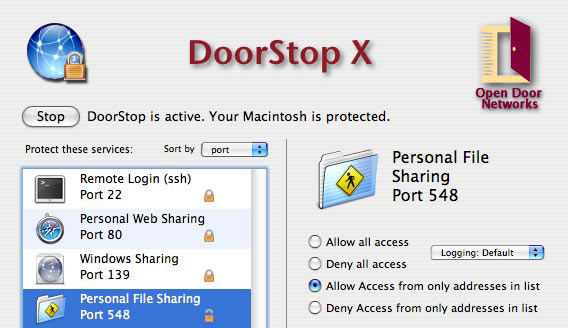 DoorStop screenshot